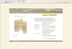 Susan Eriksson Website Overhaul