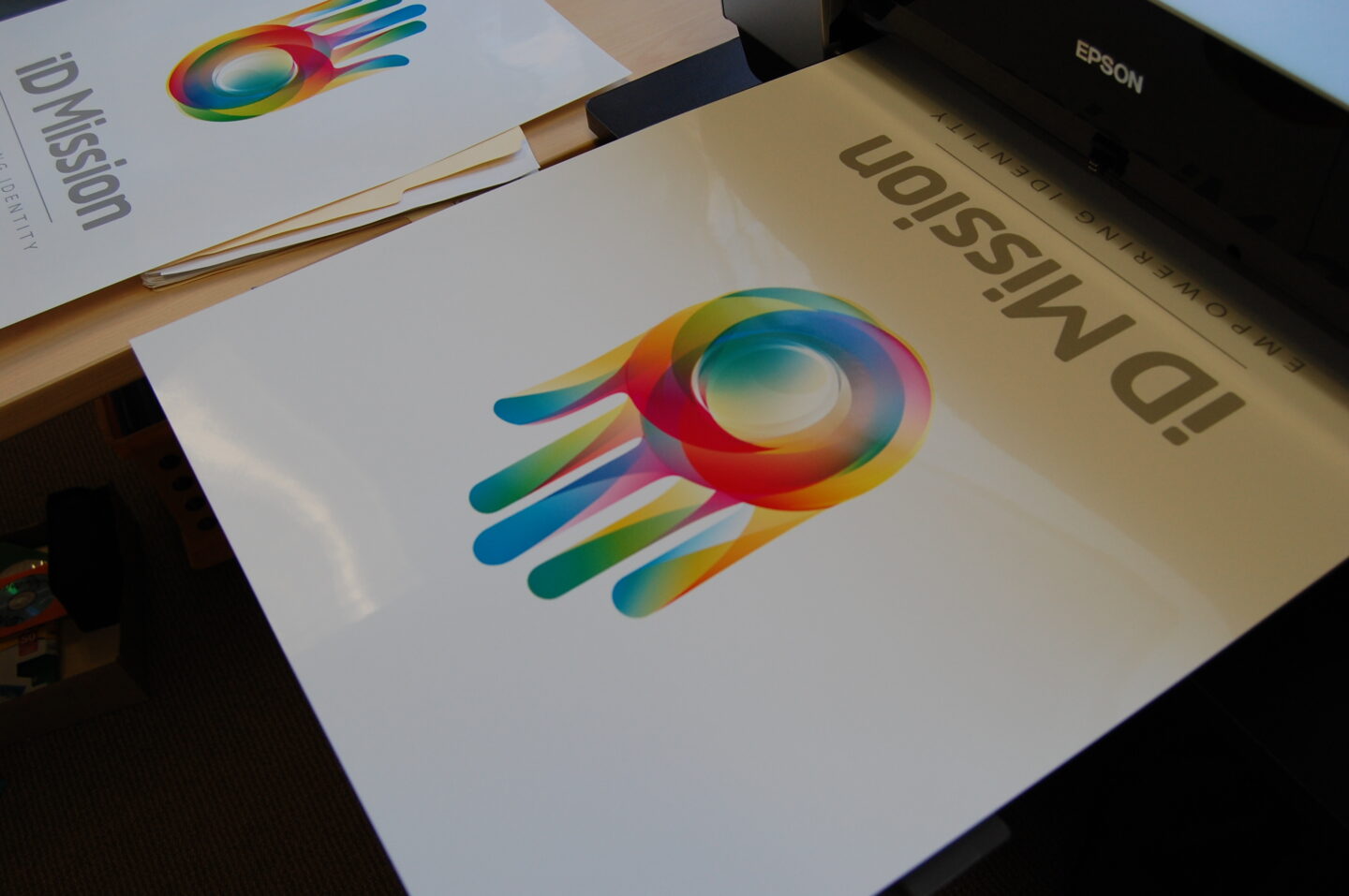 Poster test print, hot off the press