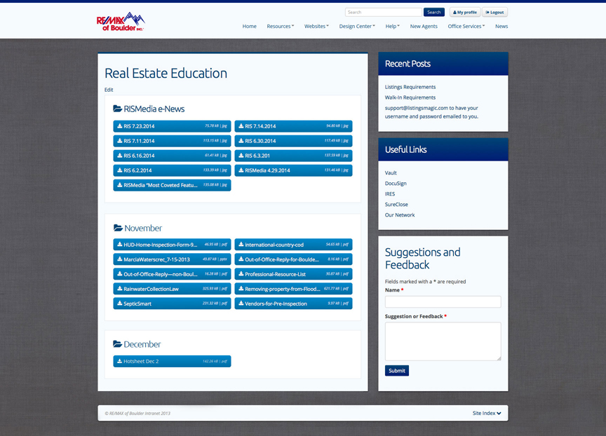 RE/MAX of Boulder File Library
