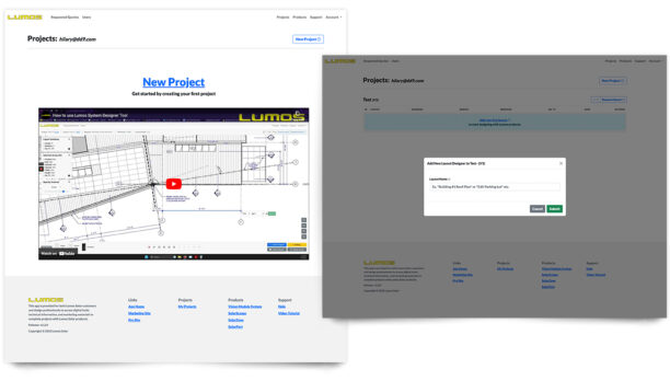 Lumos System Designer: Web App Launch | Project Launches | DD9™