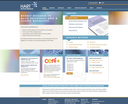 Hart Business Research: Redesign Launch