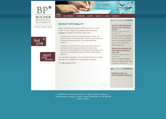 Original BP2 Homepage